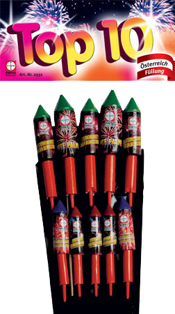 Pinto Top 10 Raketenset